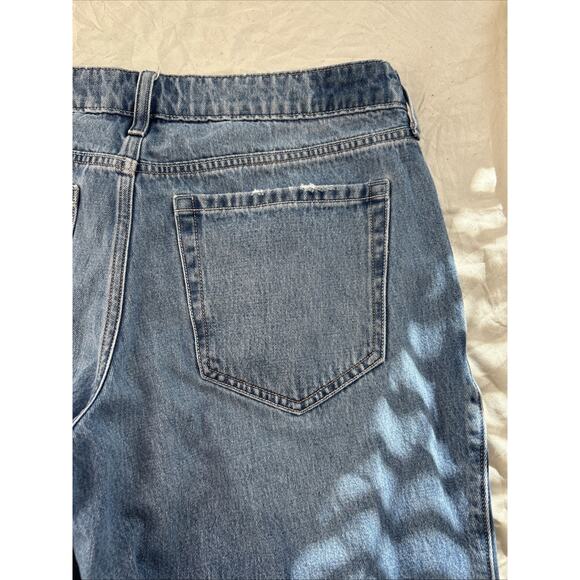 Hollister Jeans Womens 10R Light Blue Low Rise Baggy Wide Leg Denim 100% Cotton - Picture 11 of 14